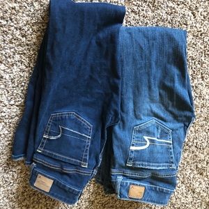 American eagle jeans size 2 and 4